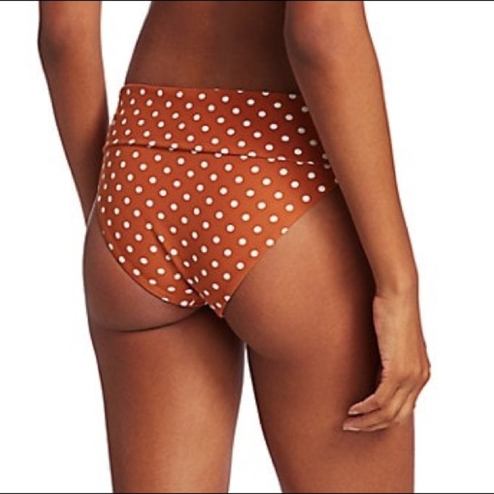 🌠1left! Orange polka dot bikini puff sleeve swim - Picture 12 of 12